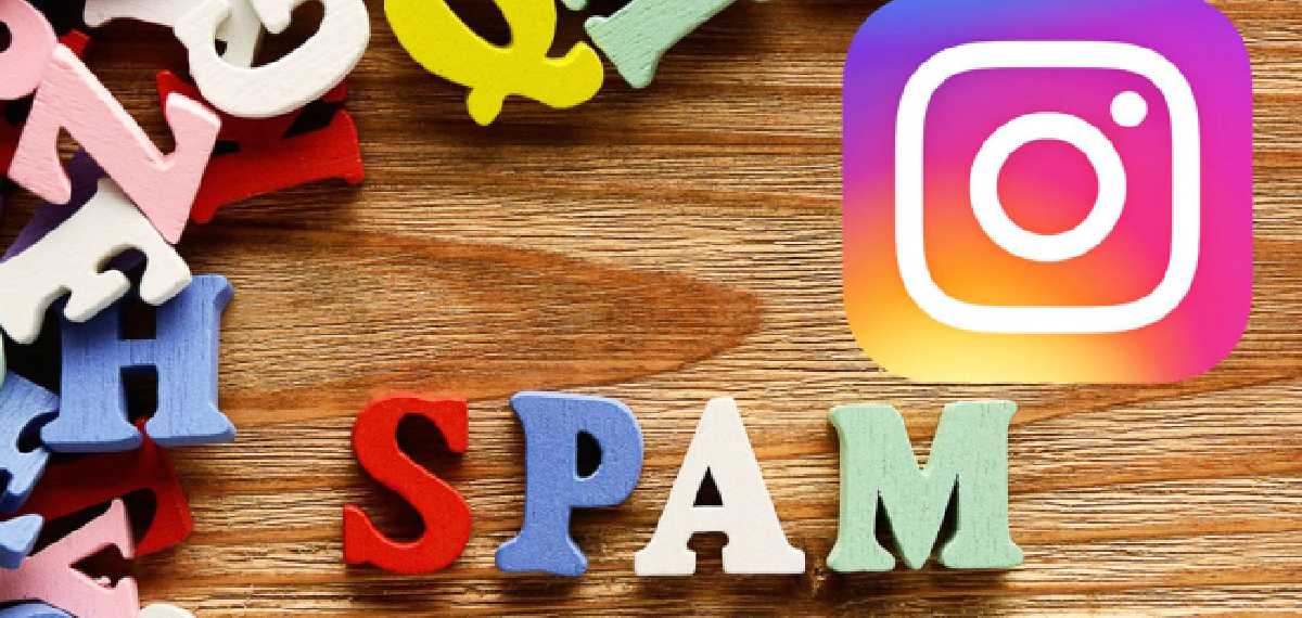 fake instagram account spam message