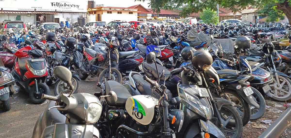 two wheeler parking