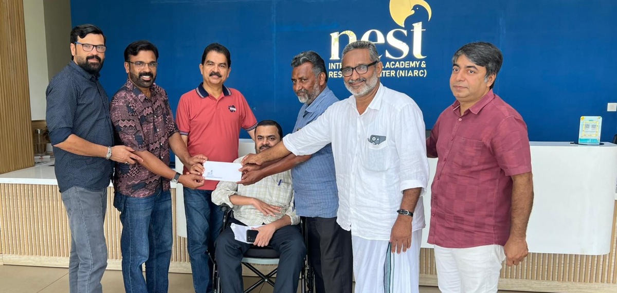 നിയാർക്ക് ബഹ്‌റൈൻ 20 ഭിന്നശേഷി കുട്ടികൾക്കുള്ള സഹായം കൈമാറി