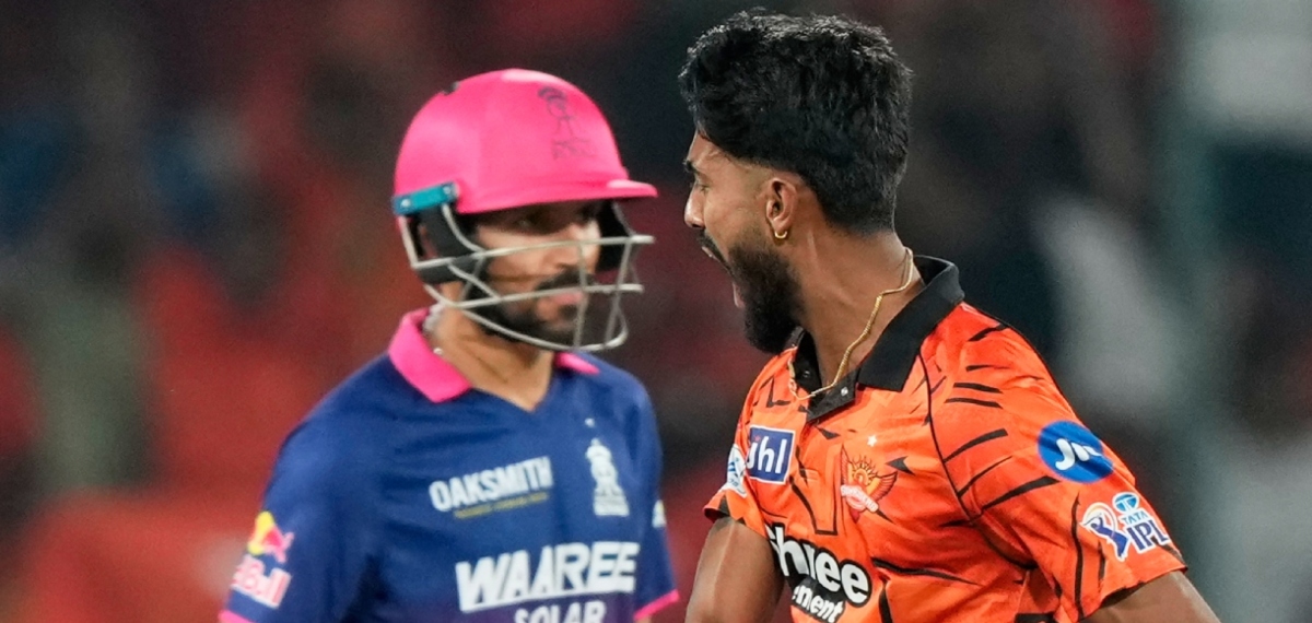 പ്രഫുലിന് നാല് വിക്കറ്റ്; ഹൈദരാബാദിനെതിരെ രാജസ്ഥാന് കനത്ത ബാറ്റിംഗ് തകര്‍ച്ച