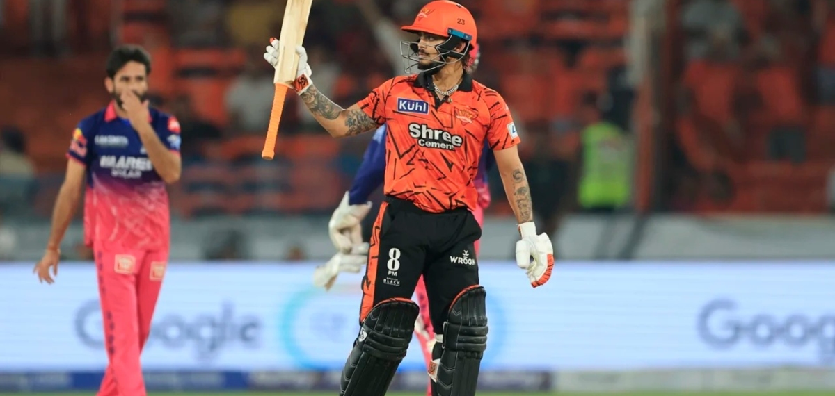 സെഞ്ച്വറിക്കരികെ വീണ് ഇഷാൻ; രാജസ്ഥാനെതിരെ ഹൈദരാബാദിന് മികച്ച ടോട്ടൽ