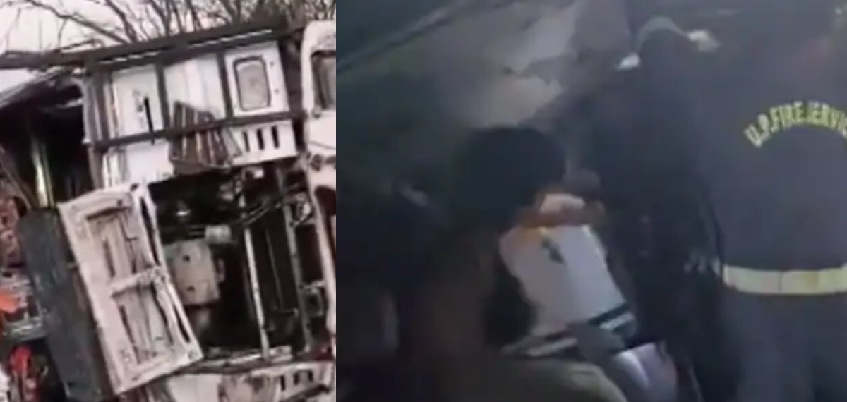 യുപിയില് ബസും ട്രക്കും കൂട്ടിയിടിച്ചു; ആറുപേര്ക്ക് ദാരുണാന്ത്യം