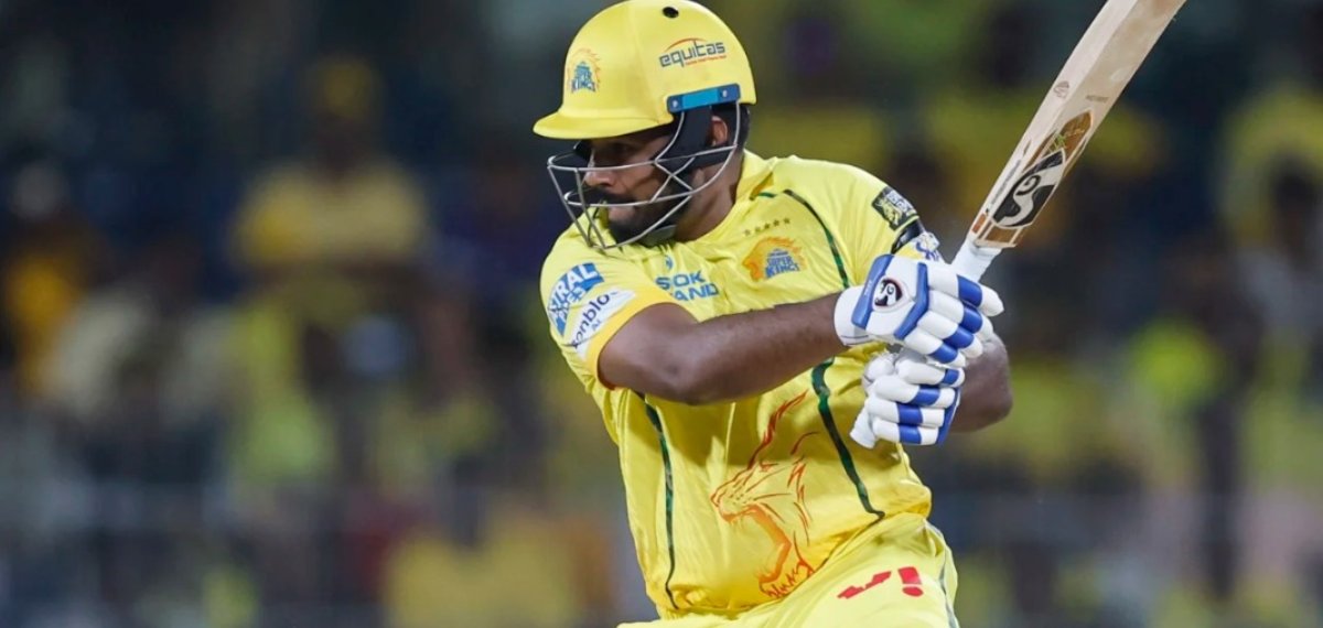 സഞ്ജുവിന് രണ്ട് റൺസിന് ഫിഫ്റ്റി നഷ്ടം; കൊൽക്കത്തയ്‌ക്കെതിരെ ചെന്നൈ മികച്ച ടോട്ടലിലേക്ക്