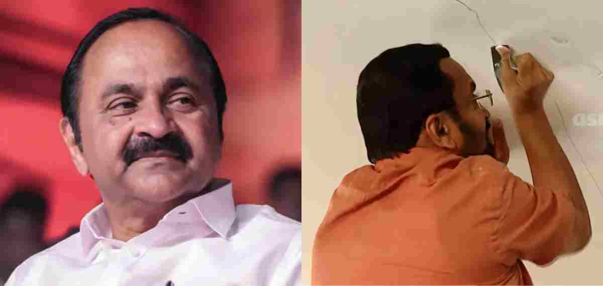 കെ രാജന്‍ നടത്തിയത് നാടകം; ടൗണ്‍ഷിപ്പ് ഉദ്ഘാടനം തെരഞ്ഞെടുപ്പിന് മുമ്പുള്ള കാപട്യം: വി ഡി സതീശന്‍