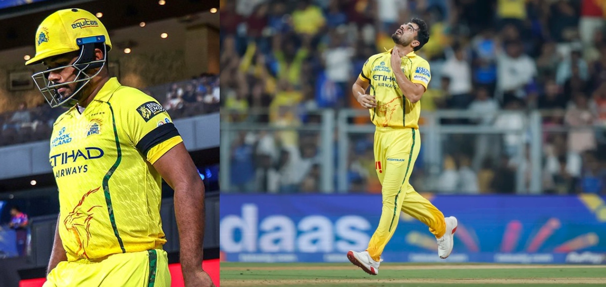 അമ്മയ്ക്ക് ആദരം; മുംബൈയ്‌ക്കെതിരെ ചെന്നൈ താരങ്ങള്‍ കറുത്ത ആം ബാന്‍ഡ് ധരിച്ചത് അനുശോചനം രേഖപ്പെടുത്താന്‍