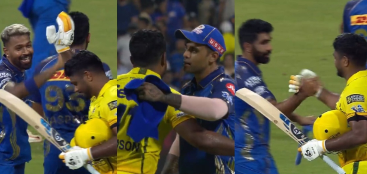 സെഞ്ചുറിക്ക് പിന്നാലെ സഞ്ജുവിനെ അഭിനന്ദിച്ച് മുംബൈ താരങ്ങൾ; ഏറ്റെടുത്ത് ആരാധകർ