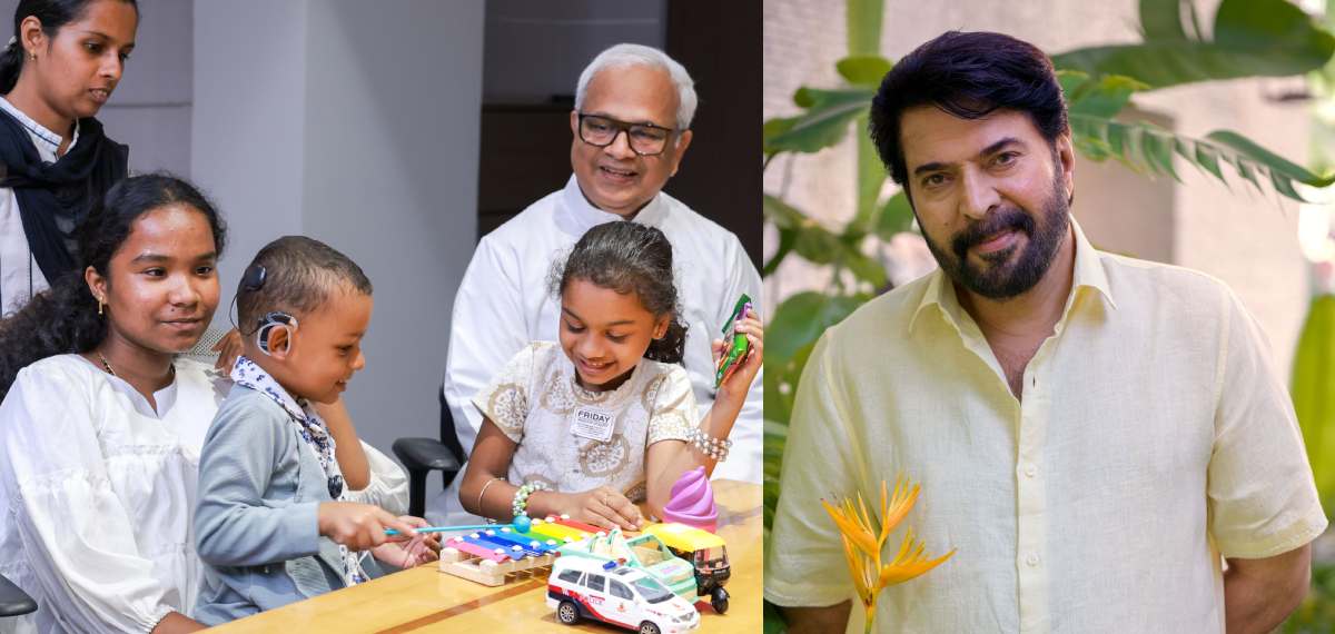 ശബ്ദങ്ങളുടെ ലോകത്തേക്ക് സ്വന്തം ശബ്ദത്തിൽ ആഞ്ചലോയെ ക്ഷണിച്ച് മമ്മൂട്ടി; കാതോട് കാതോരം ആദ്യ ശസ്ത്രക്രിയ വിജയകരം