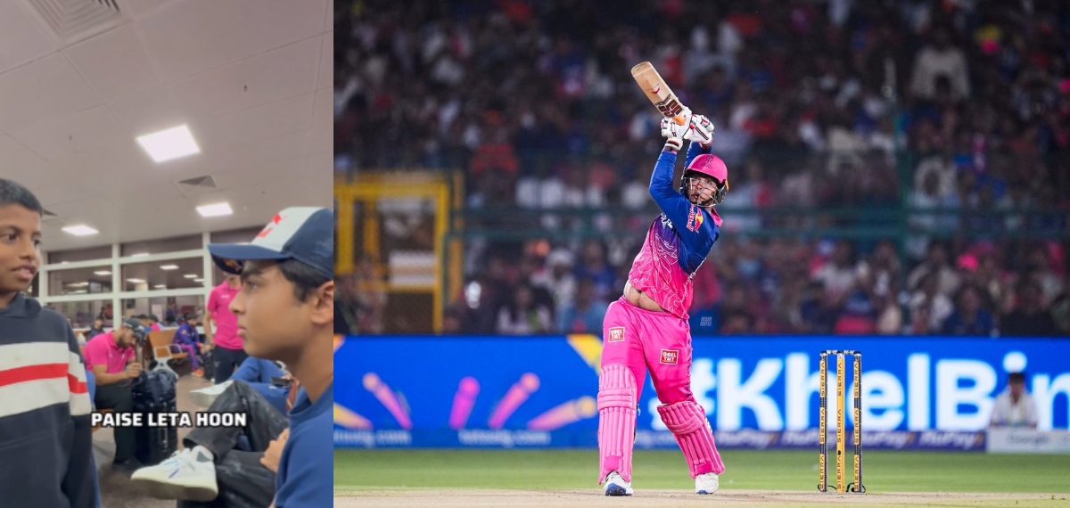 സെല്‍ഫി വേണമെന്ന് കുട്ടികള്‍, 100 രൂപ വേണമെന്ന് വൈഭവ് സൂര്യവംശി; വൈറലായി ദൃശ്യങ്ങള്‍