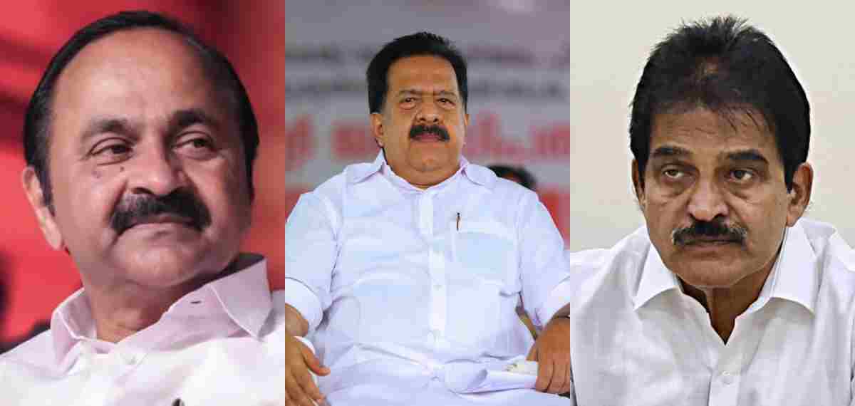 ഒരുമിക്കാൻ വി ഡി-ആർ സി പക്ഷങ്ങൾ;മുഖ്യമന്ത്രി പദം വിട്ടുനൽകാൻ സതീശൻ തയ്യാറാകുമെന്ന പ്രതീക്ഷയിൽ രമേശ് ചെന്നിത്തല