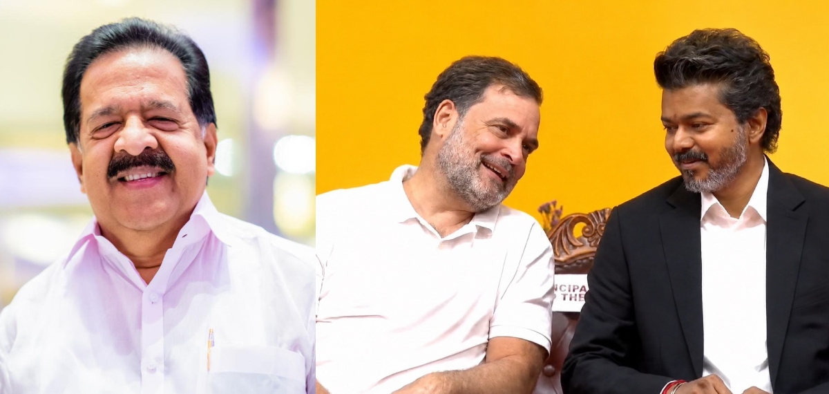 'തമിഴ് ജനതയുടെ ആഗ്രഹാഭിലാഷങ്ങള് പൂര്ത്തീകരിക്കാന് വിജയ്ക്ക് കഴിയട്ടെ'; ആശംസയറിയിച്ച് രമേശ് ചെന്നിത്തല