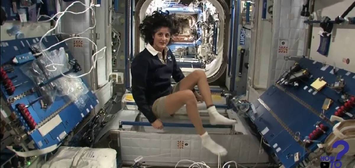 How do astronauts sleep