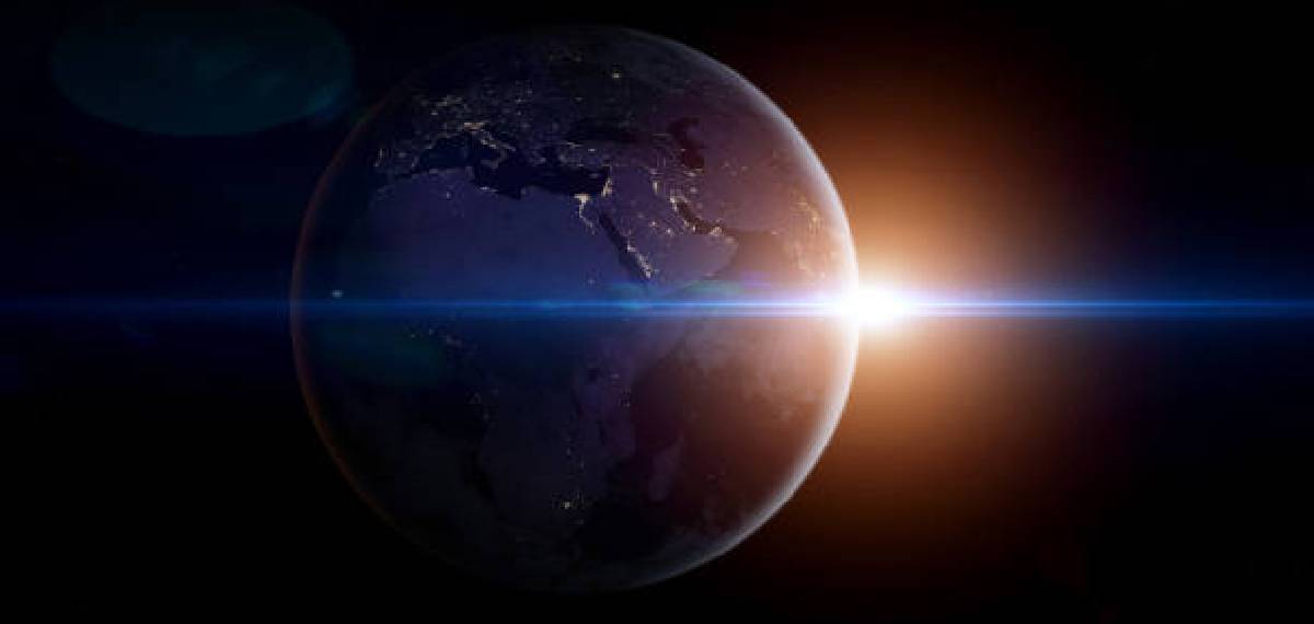  sunrise and sunset look like in space