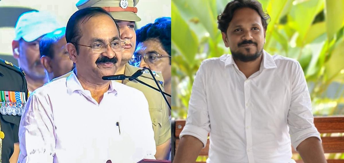 സത്യപ്രതിജ്ഞ  ജാതിപ്രഖ്യാപനത്തിൻ്റെ വേദിയല്ല: പേരിനൊപ്പം മേനോൻ ചേർത്ത വി ഡി സതീശനെ വിമർശിച്ച് വിനിൽ പോൾ