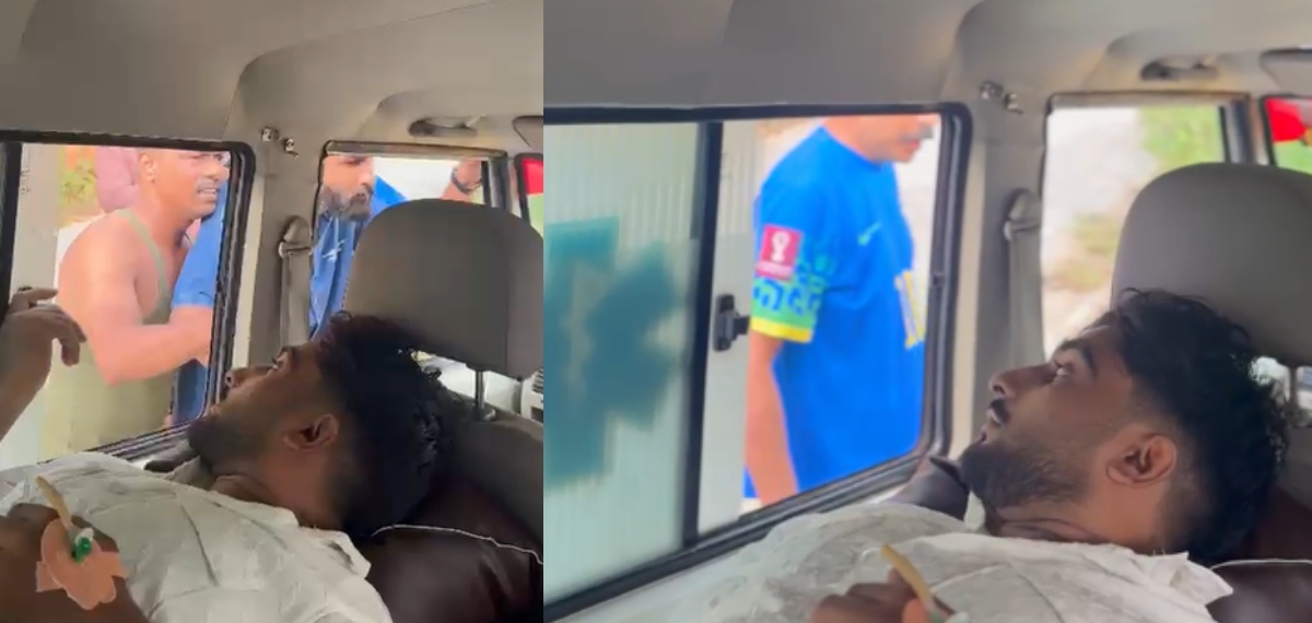 ആംബുലൻസിന് മുന്നിലേക്ക് കാർ ഓടിച്ചുകയറ്റി, ചോദ്യം ചെയ്തതോടെ ആക്രമണം; ഡ്രൈവർക്കും രോഗിയുടെ സഹോദരനും പരിക്ക്
