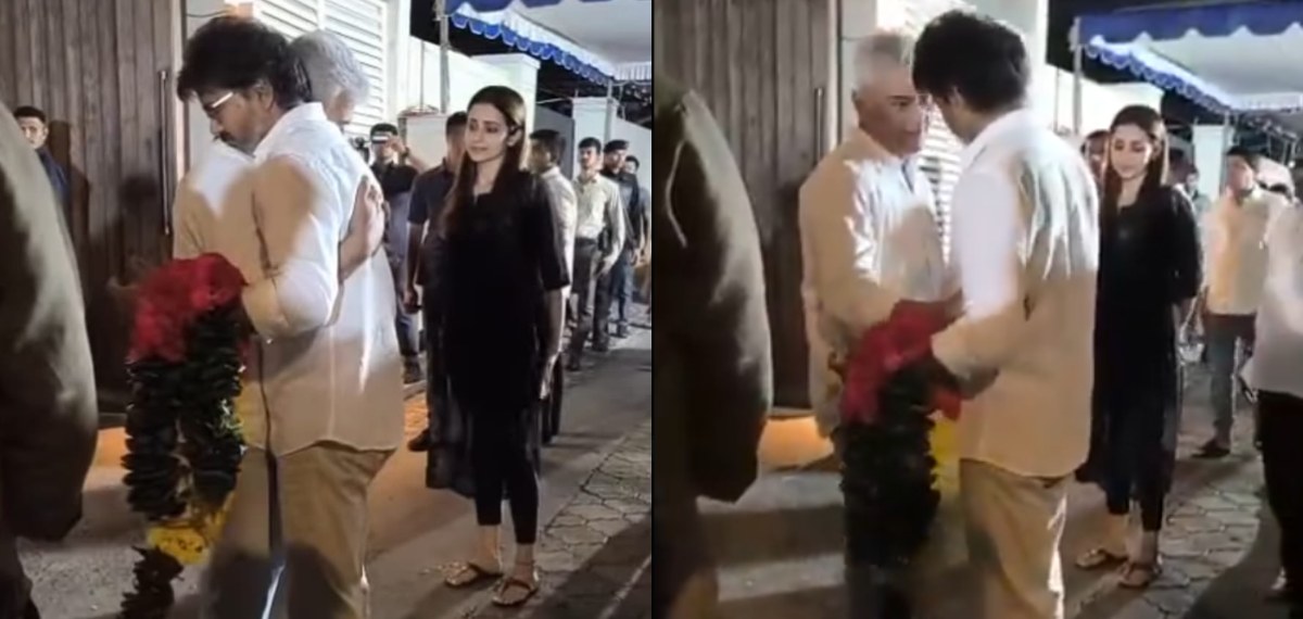 അമ്മയുടെ വിയോഗത്തിൽ അജിത്തിനെ കെട്ടിപ്പിടിച്ച് ആശ്വസിപ്പിച്ച് വിജയ്, ഒപ്പം തൃഷയും; വീഡിയോ വൈറൽ