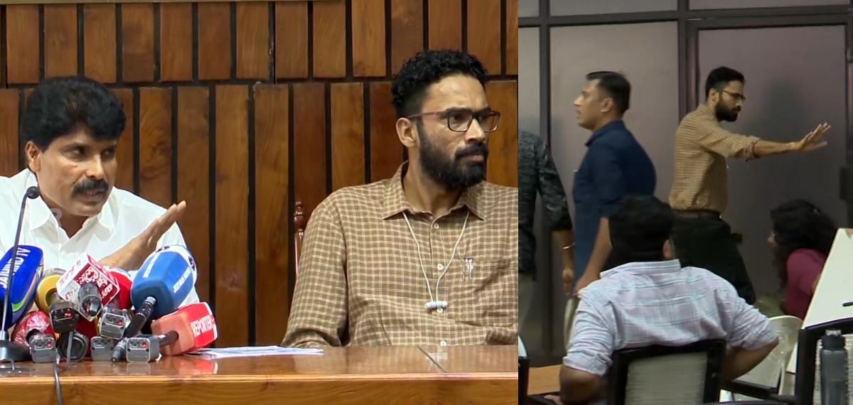 'ബഷീറിന്റെ കൊലയാളിയെ ഇരുത്തരുത്'; മാധ്യമപ്രവർത്തകരുടെ പ്രതിഷേധത്തിൽ വാർത്താസമ്മേളനത്തില്‍ നിന്നിറങ്ങി ശ്രീറാം