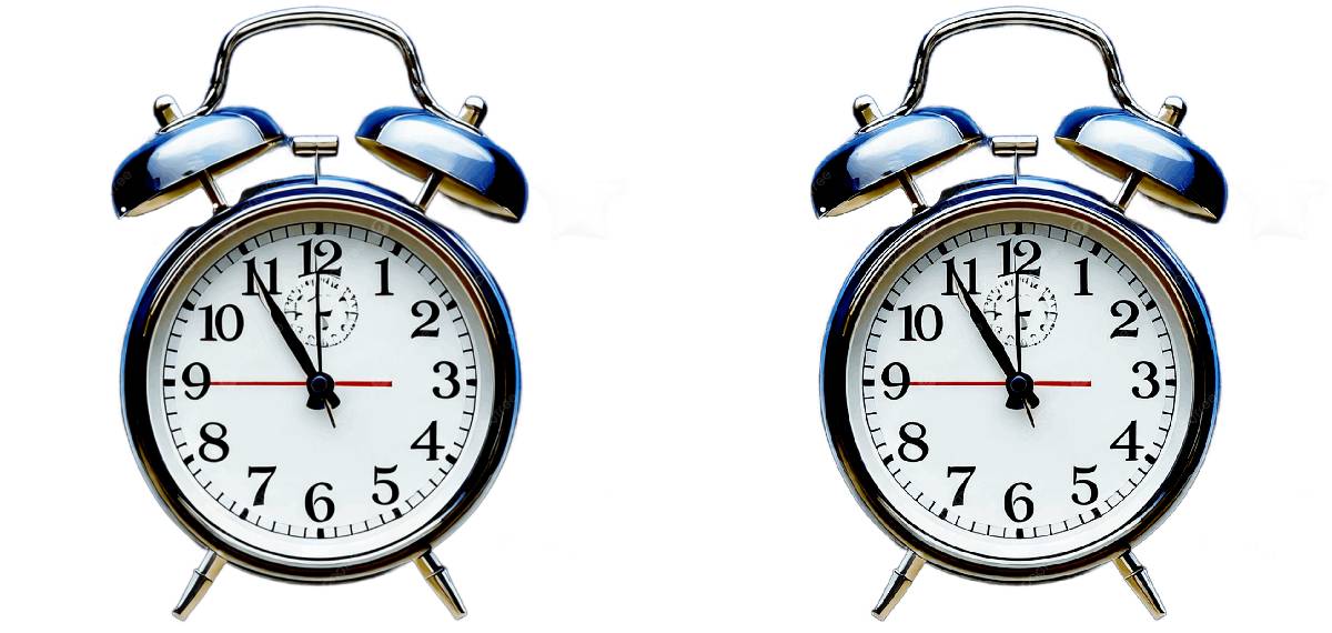 hands of watches and clocks rotate to the right