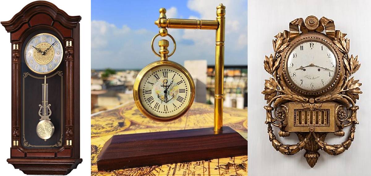 hands of watches and clocks rotate to the right