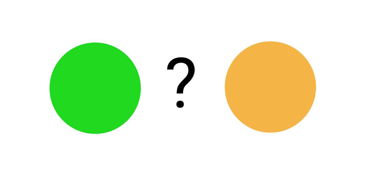 green and orange dots in iphone screen