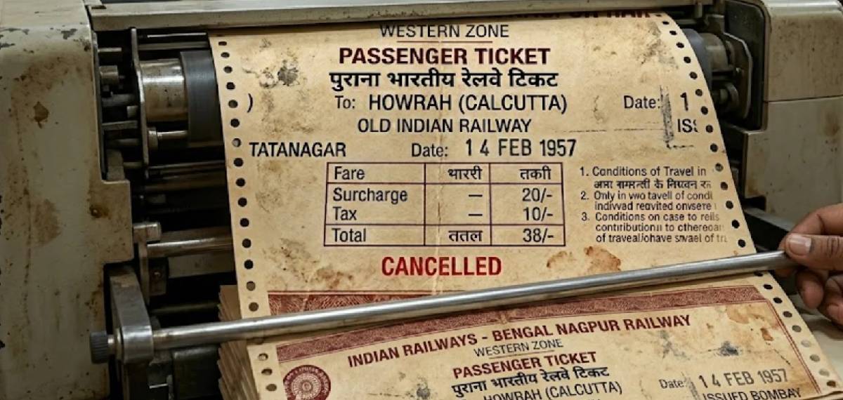 old railway tickets