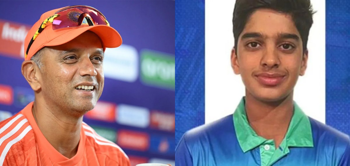 അച്ഛന്റെയല്ലേ മോൻ!; രാഹുല് ദ്രാവിഡിന്റെ മകന് അന്വയ് ഇന്ത്യയുടെ അണ്ടര് 19 ടീമില്