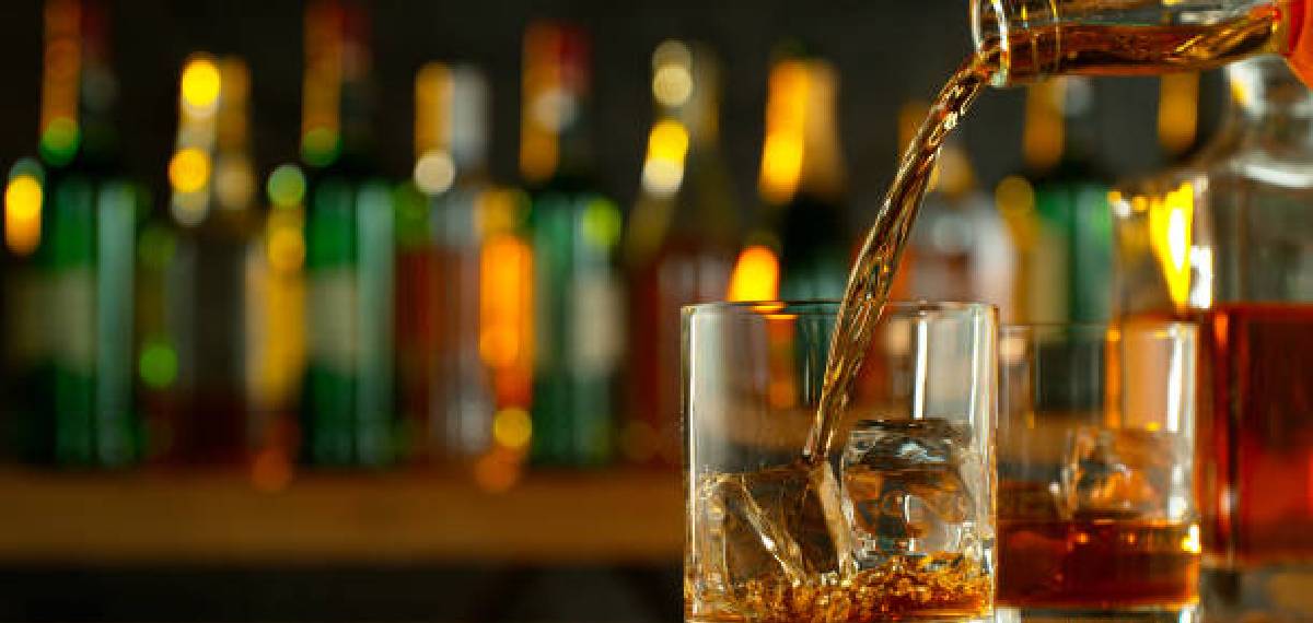 alcohol in plastic bottles