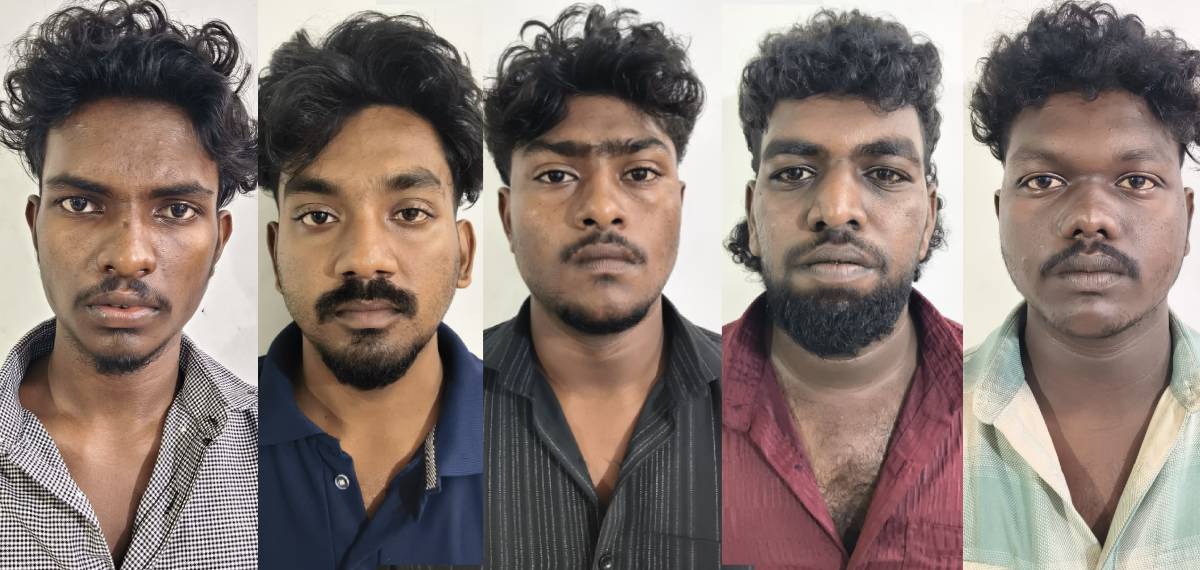 ജോലി കഴിഞ്ഞ് മടങ്ങിയ യുവതിയ്ക്ക് നേരെ അതിക്രമം; അഞ്ച് യുവാക്കള് അറസ്റ്റില്