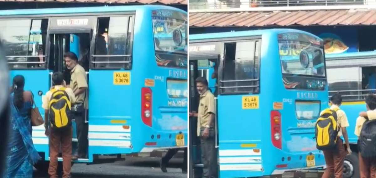 സ്വകാര്യ ബസില് കയറാന് കണ്ടക്ടറോട് യാചിച്ച് വിദ്യാര്ത്ഥികൾ; കണ്സഷന് ഔദാര്യമല്ലെന്ന് SFI