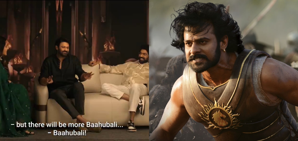 ബാഹുബലിക്ക് മൂന്നാം ഭാഗം ഒരുങ്ങുന്നു?; സൂചന നൽകി റാണയും പ്രഭാസും അനുഷ്‌കയും
