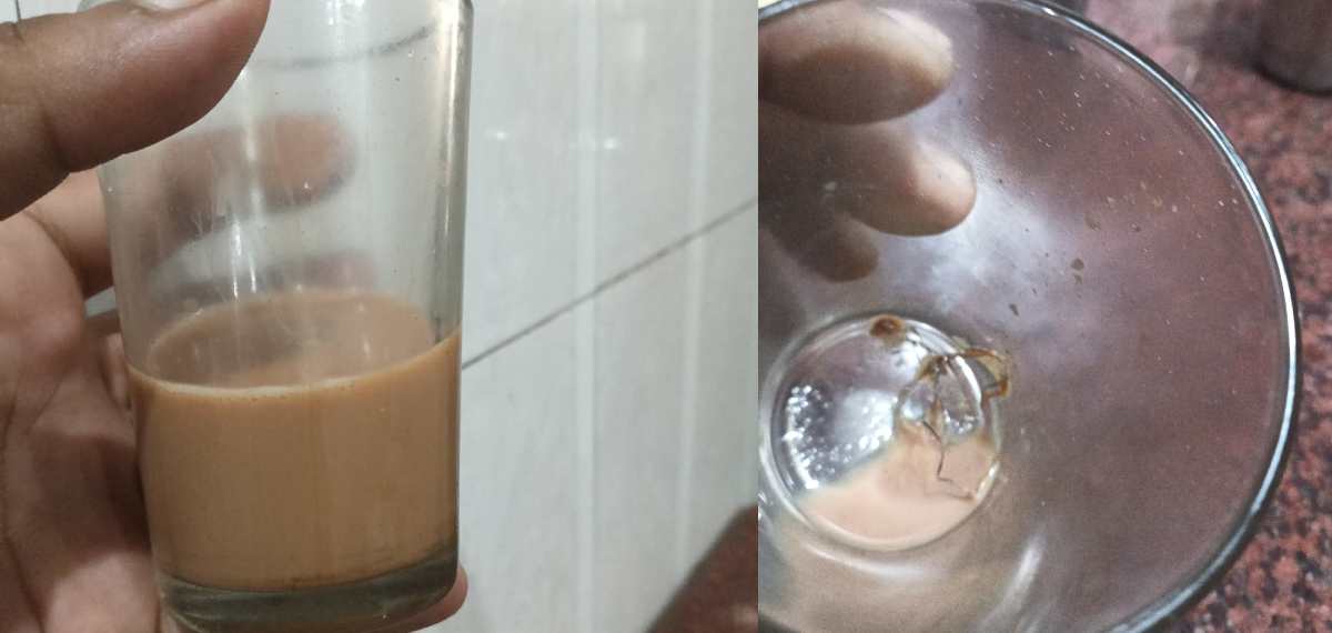 ചായയില്‍ നിന്നും കിട്ടിയത് സ്‌ക്രബ്ബറിന്റെ ഭാഗം, വര്‍ക്കലയിലെ ഹോട്ടല്‍ അടപ്പിച്ച് നഗരസഭ