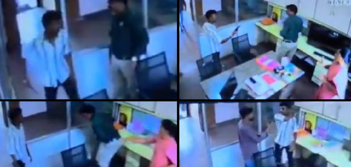 Student attacked teacher