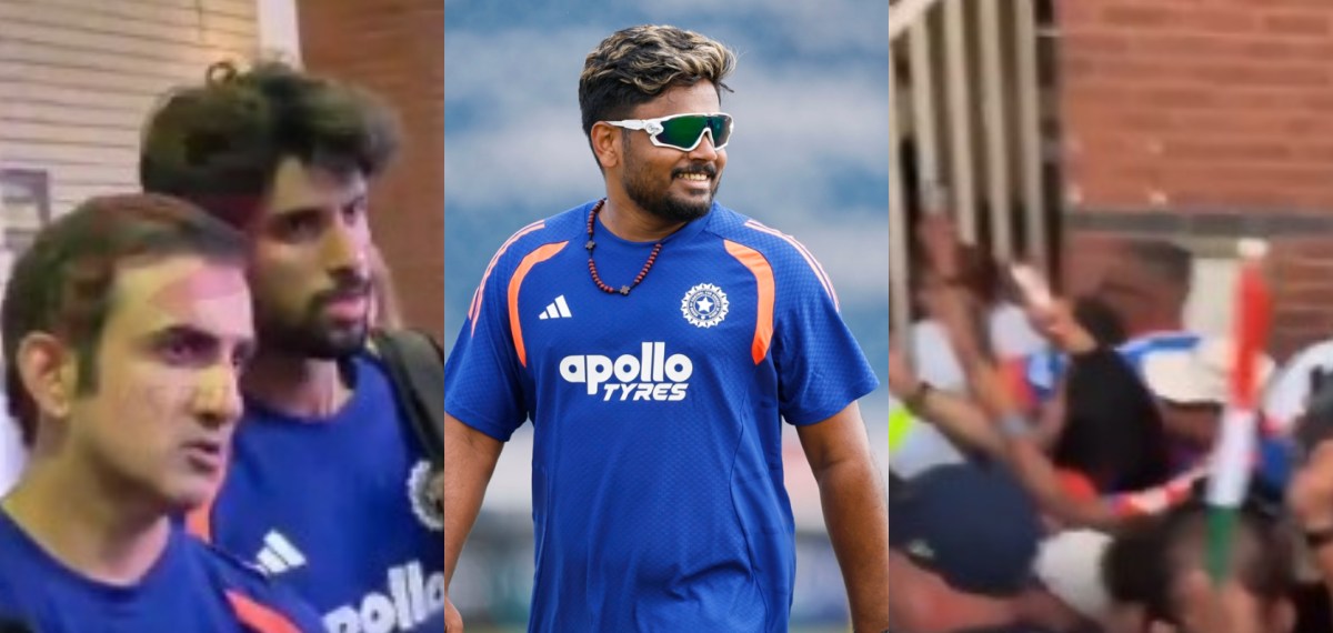 'സഞ്ജുവിനെ ഇറക്കണം'; ഇംഗ്ലണ്ടിനെതിരായ തോൽവിക്ക് പിന്നാലെ ചാന്റിങുമായി ആരാധകർ