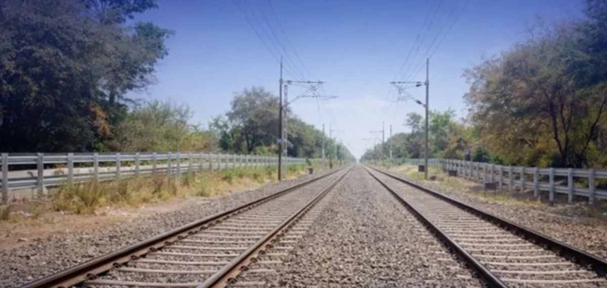 cross the railway track