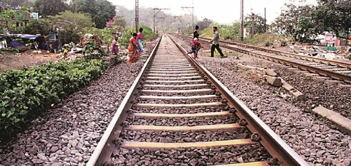 cross the railway track