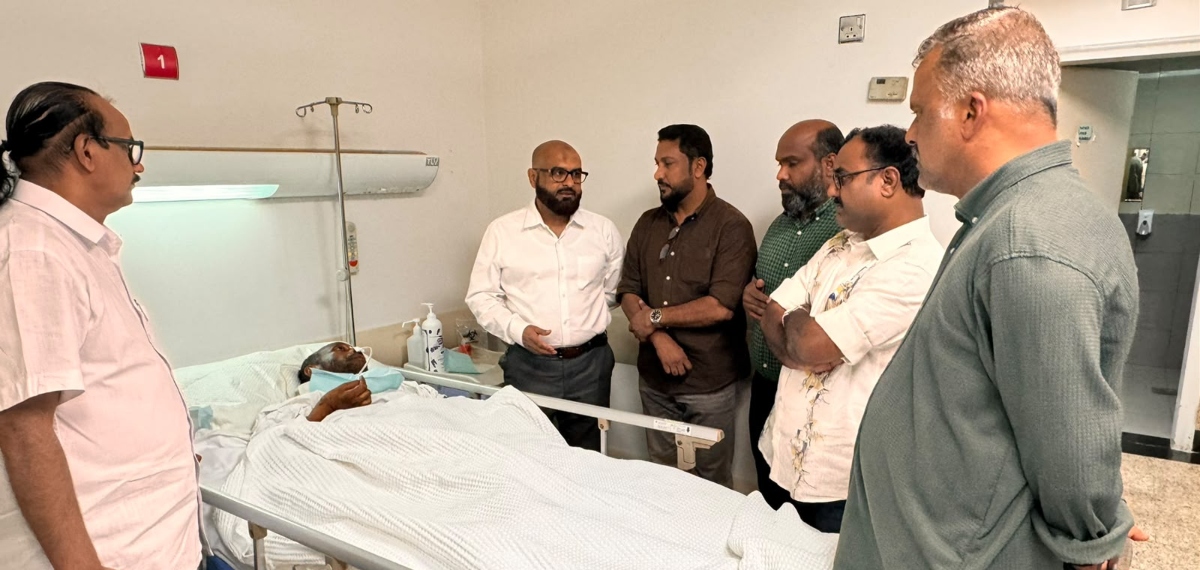 കുവൈറ്റിൽ മസ്തിഷ്കാഘാതം ബാധിച്ച് ചികിത്സയിലുള്ള രാജു നാട്ടിലേക്ക്; കൈത്താങ്ങായി കെഎംസിസി