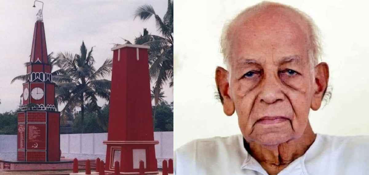 വലിയ ചുടുകാട്ടിലെ വിഎസ് സ്മാരകം; എതിര്‍പ്പുമായി പുന്നപ്ര വയലാര്‍ സമര സേനാനി പി കെ ചന്ദ്രാനന്ദന്റെ കുടുംബം