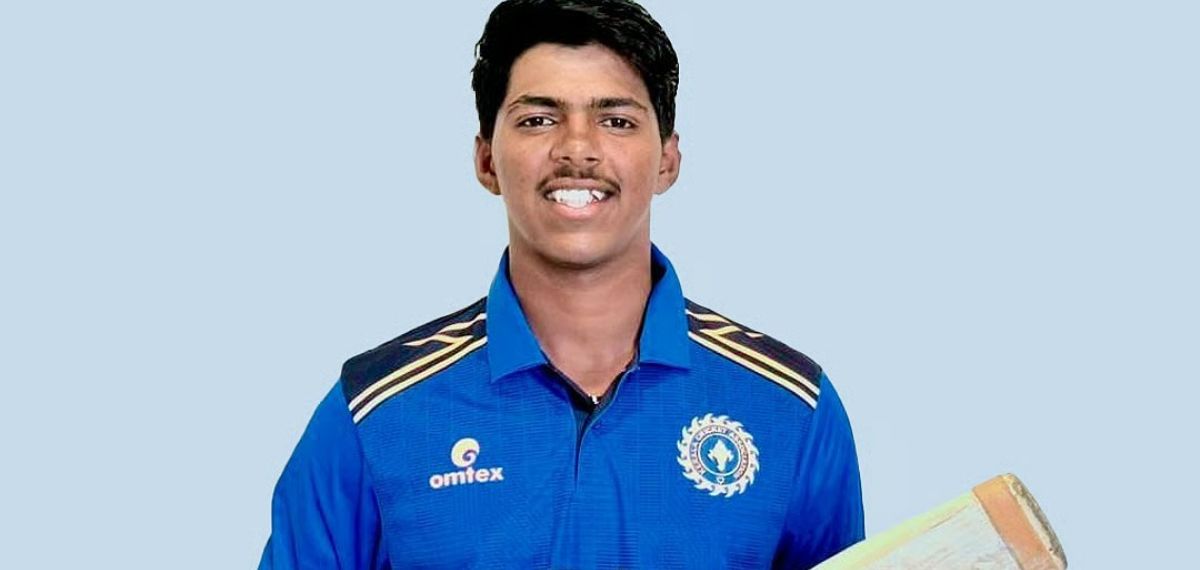 അണ്ടർ 19 യൂത്ത് ടെസ്റ്റ്; അരങ്ങേറ്റത്തിൽ മലയാളി താരം മാനവ് കൃഷ്ണക്ക് സെഞ്ച്വറി