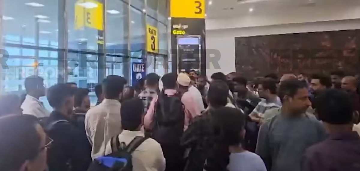 മസ്ക്കറ്റിലേക്കുള്ള സലാം എയര് വിമാനം വൈകുന്നു; കരിപ്പൂരില് യാത്രക്കാരുടെ പ്രതിഷേധം