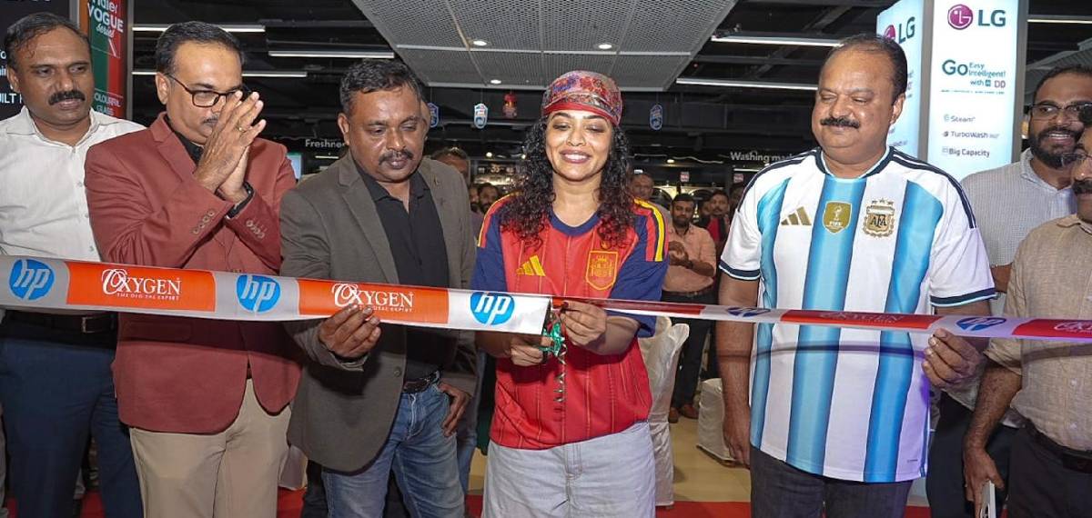 ഇന്ത്യയിലെ ആദ്യത്തെ എച്ച്പി -മാഡ്രിഡ് എക്സ്പീരിയൻസ് സോൺ ഇനി ഓക്‌സിജനില്‍; നടി റിമാ കല്ലിങ്കല്‍ ഉദ്ഘാടനം ചെയ്തു