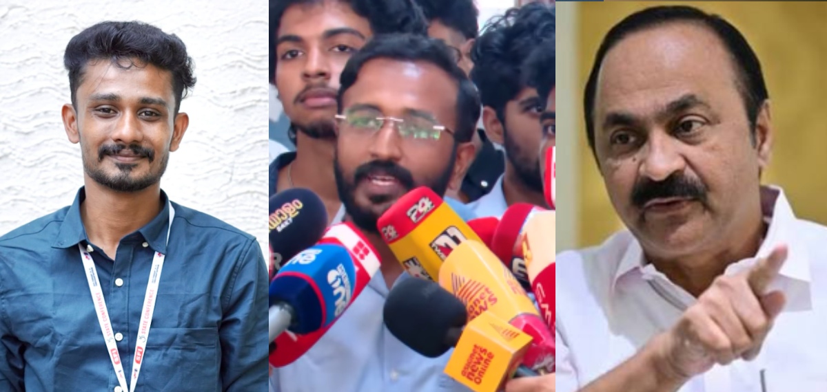 'വിയോജിപ്പ് രേഖപ്പെടുത്തിയ ഒരു വിദ്യാർത്ഥി പ്രസ്ഥാനത്തിന്റെ നേതാവിനെ ‌മുഖ്യമന്ത്രി അപമാനിക്കുന്നത് മര്യാദകേട്'