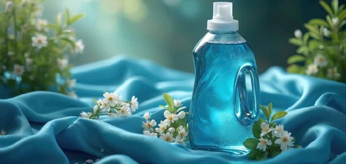 detergent in blue