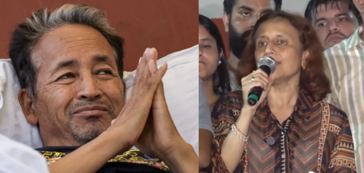 'രാഷ്ട്രീയ നേതാക്കൾ ആശുപത്രിയിലെത്തി കാണണം'; ഉപാധികൾ അംഗീകരിച്ചാൽ സോനം നിരാഹാരം അവസാനിപ്പിക്കുമെന്ന് ഗീതാഞ്ജലി