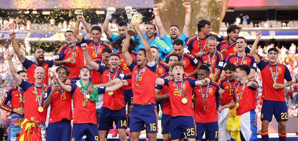 Spain triumphs as football crowns a new champion