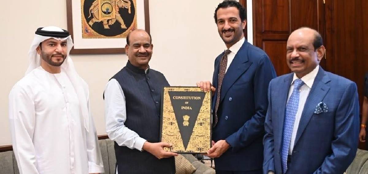ലോക്സഭാ സ്പീക്കറെ സന്ദർശിച്ച് യുഎഇ പ്രതിനിധിസംഘം