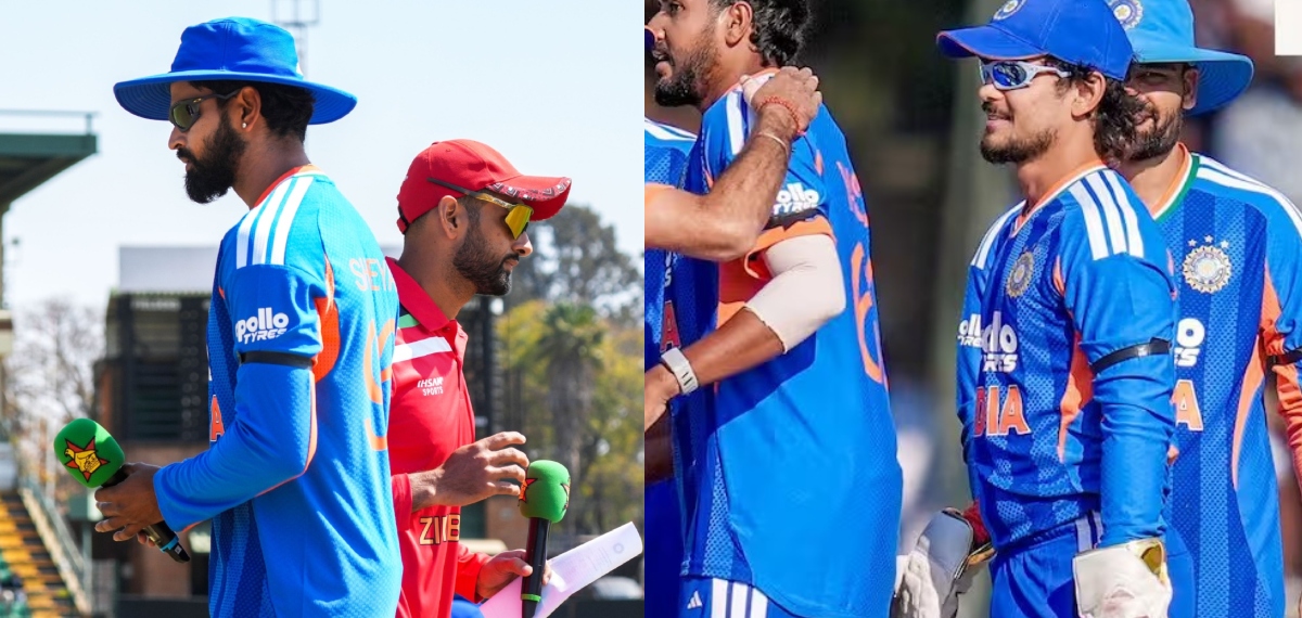 ഇന്ത്യ - സിംബാബ്‌വെ മത്സരത്തിൽ താരങ്ങൾ മൈതാനത്തെത്തിയത് കറുത്ത ബാൻഡ് ധരിച്ച്; കാരണമിത്