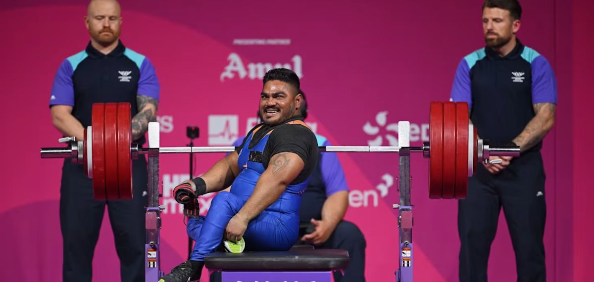 കോമൺവെൽത്തിൽ ഇന്ത്യയ്ക്ക് ആദ്യ മെഡൽ; ഹെവി വെയ്റ്റ് പാര പവർ ലിഫ്റ്റിങിൽ വെങ്കലവുമായി ജ​ണ്ഡു കുമാർ