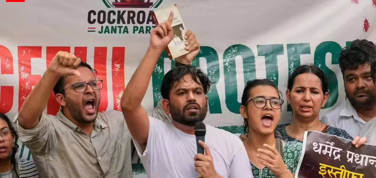'പാറ്റകള് ജയിച്ചു, ജനാധിപത്യം ജയിച്ചു'; ധര്മേന്ദ്ര പ്രധാന്റെ രാജിയില് പ്രതികരിച്ച് സിജെപി