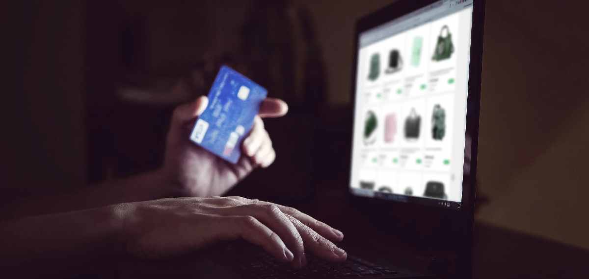 online shopping at night