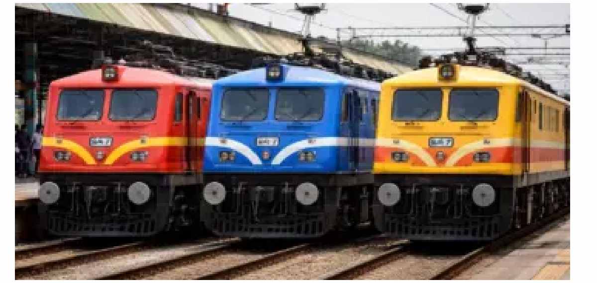 train engines have different colors