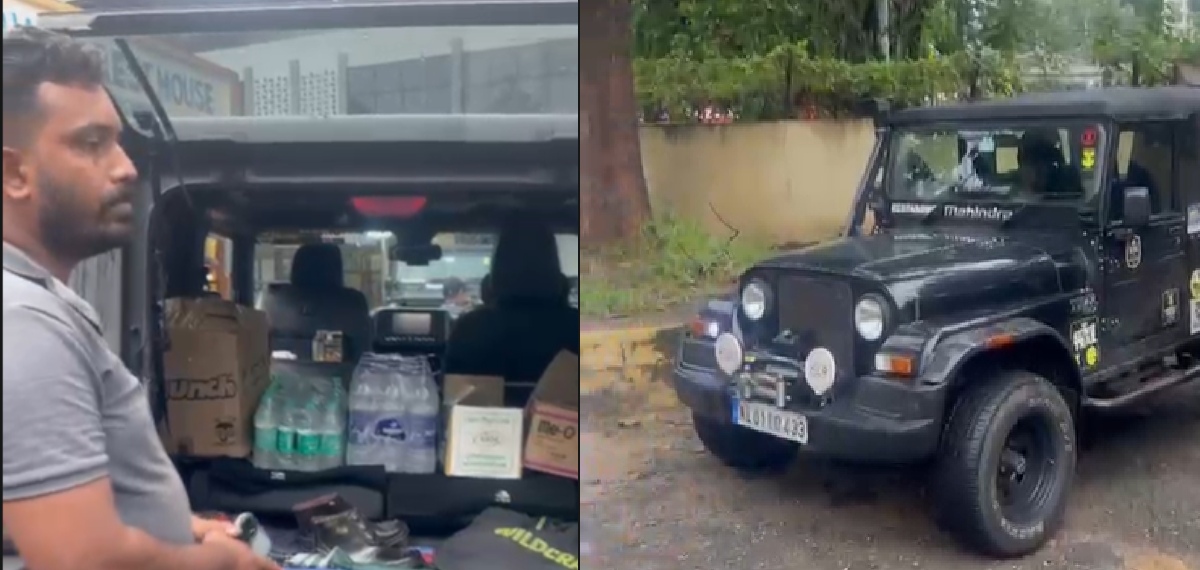 ആറന്മുളയില് ദുരിതാശ്വാസ പ്രവര്ത്തനത്തിന് എത്തിയ ഓഫ് റോഡ് വാഹനത്തിന് പിഴ ചുമത്തി എംവിഡി